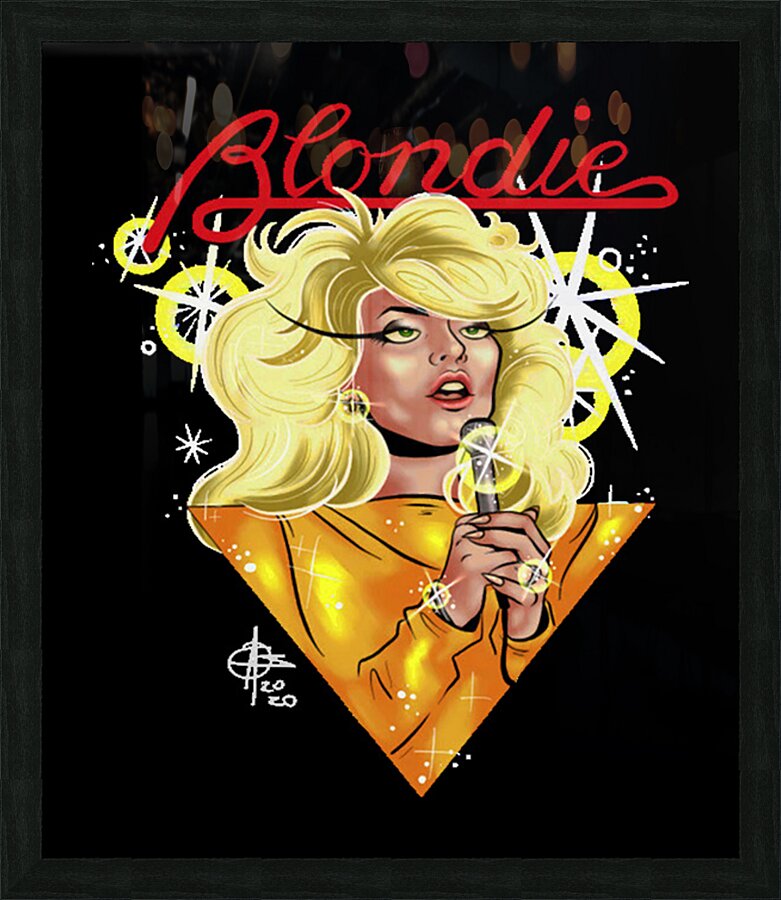 Blondie 3 Picture Frame print