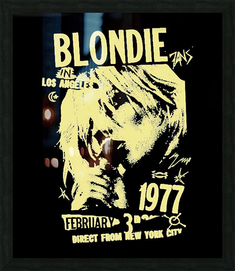 Blondie 4 Picture Frame print