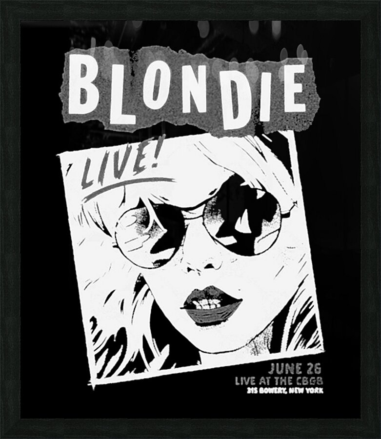 Blondie 14 Picture Frame print