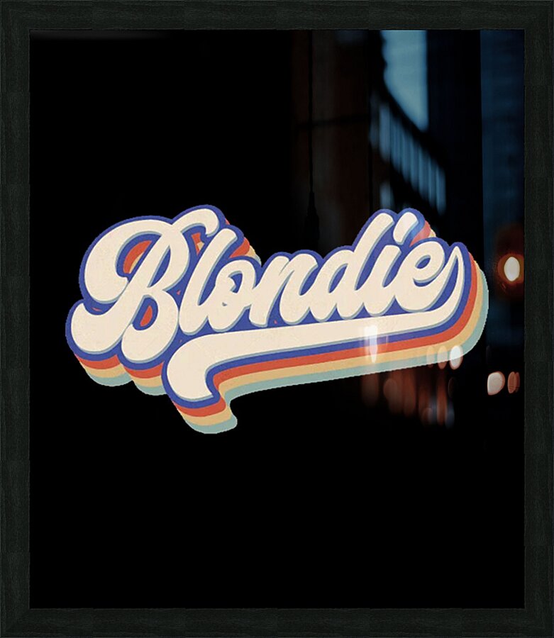 Blondie 20 Picture Frame print