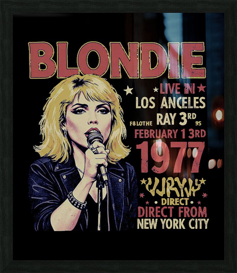 Blondie 25 Picture Frame print