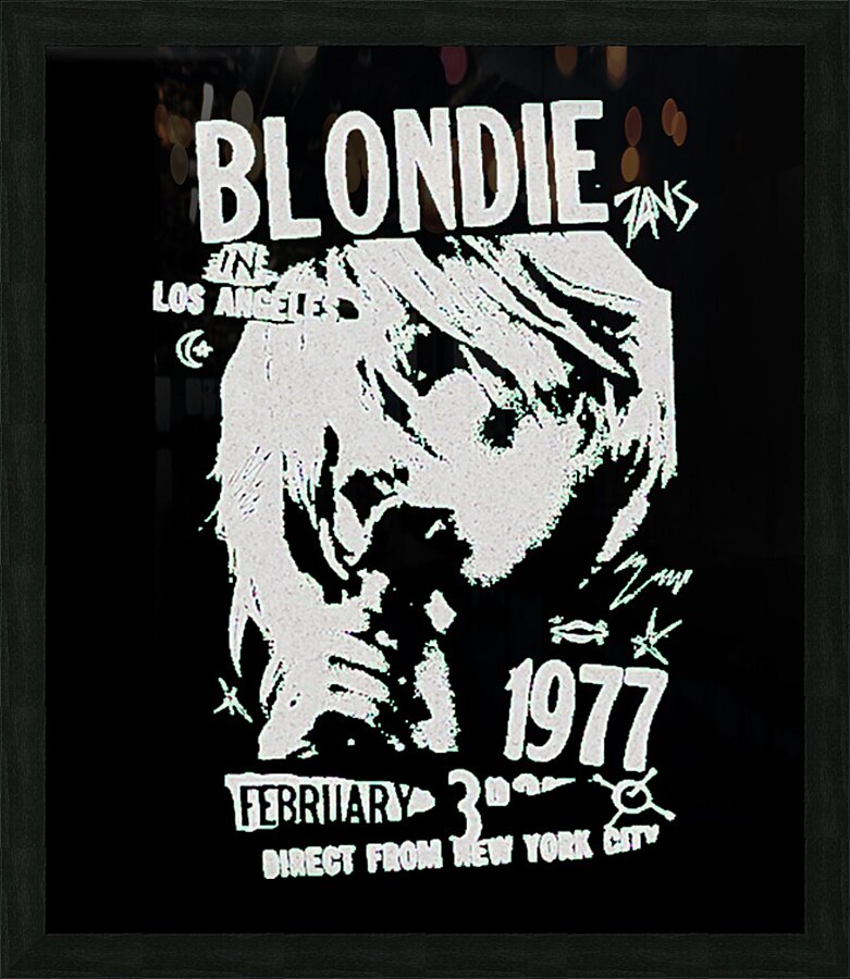 Blondie 27 Picture Frame print