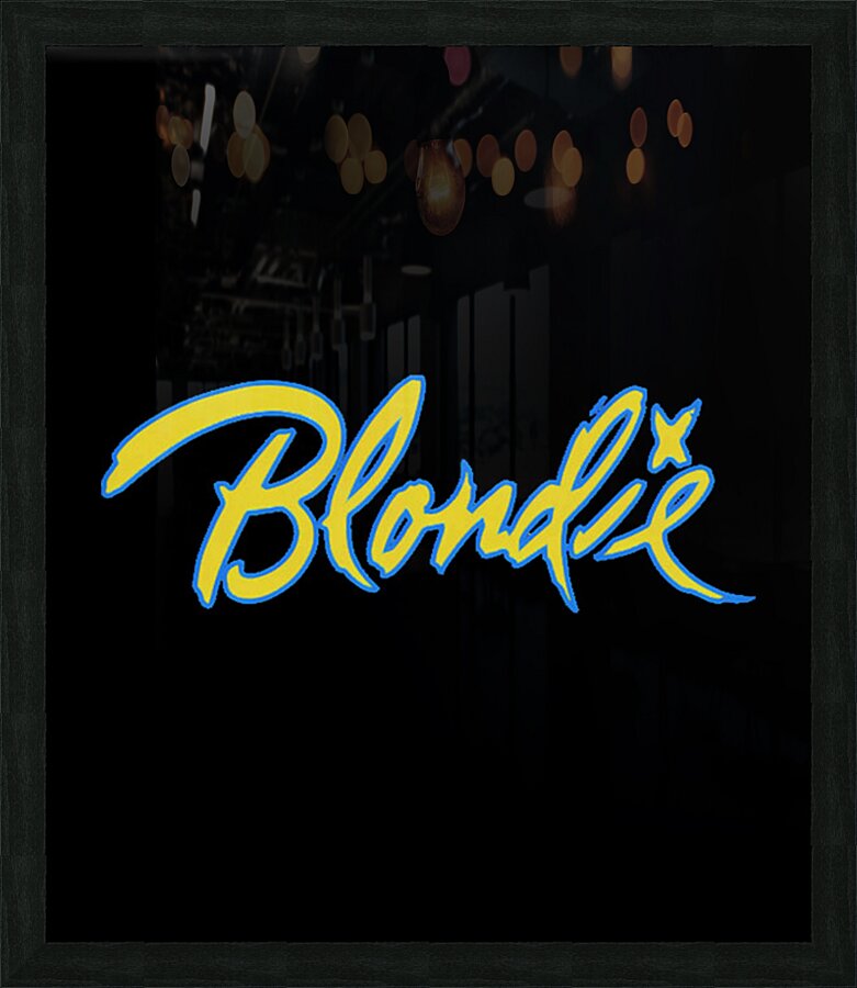 Blondie 40 Picture Frame print