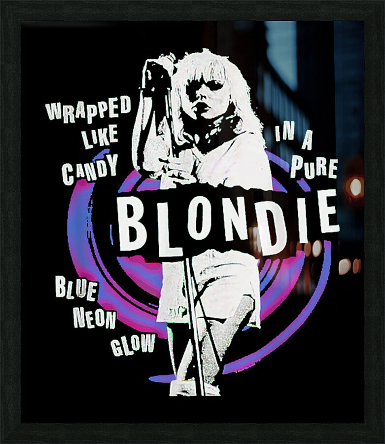 Blondie 48 Picture Frame print