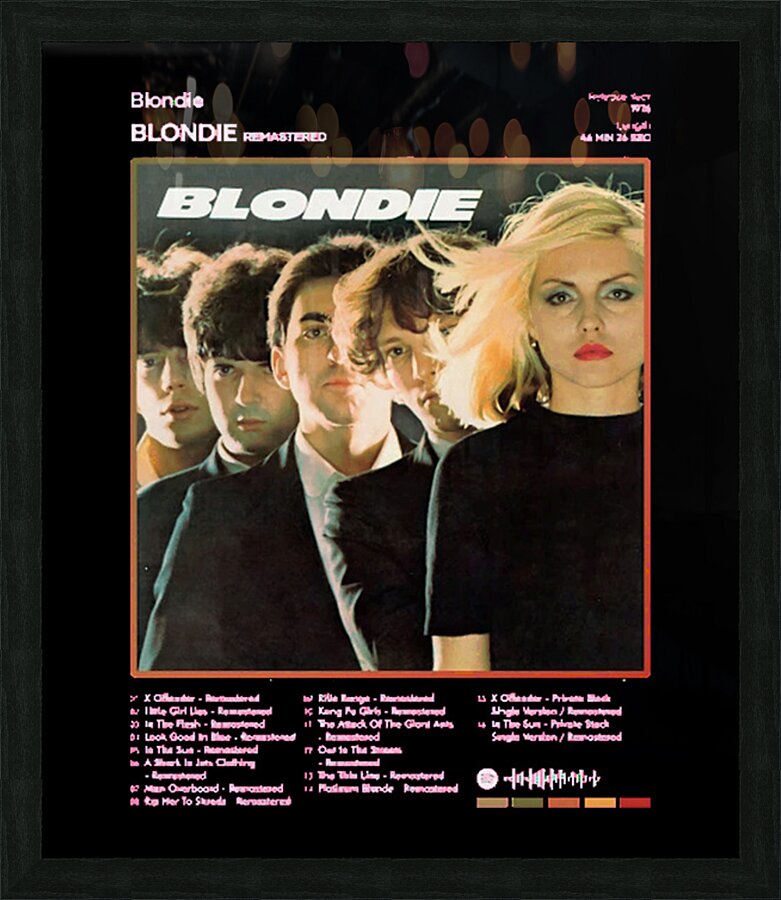 Blondie 59 Picture Frame print