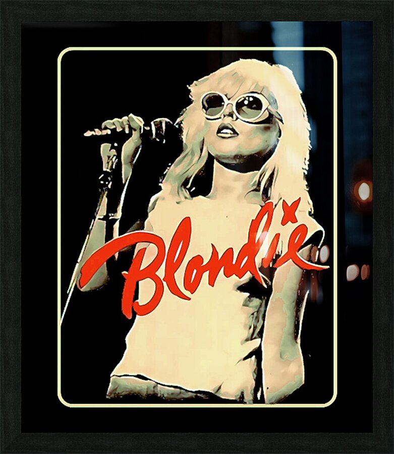 Blondie 4 Picture Frame print