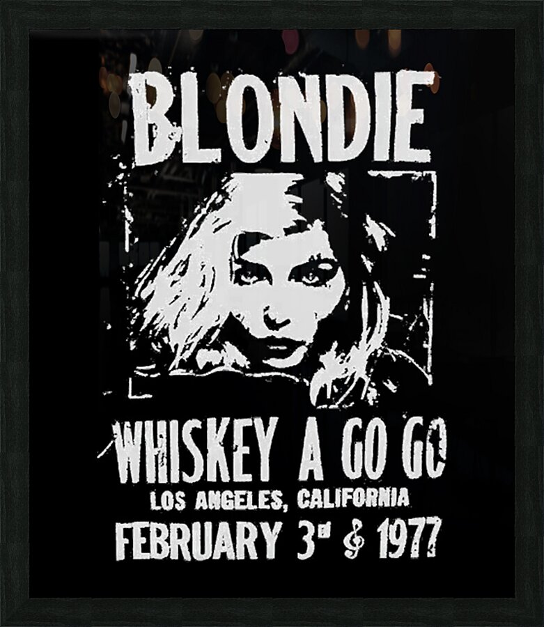 Blondie 9 Picture Frame print
