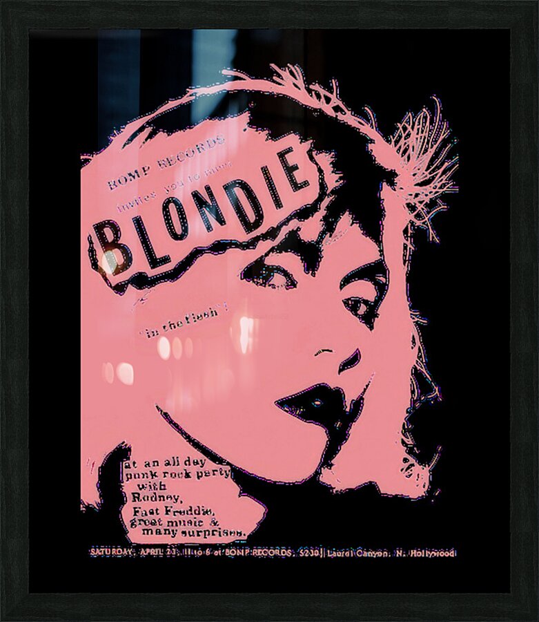 Blondie 19 Picture Frame print