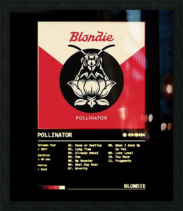 Blondie 24 Picture Frame print