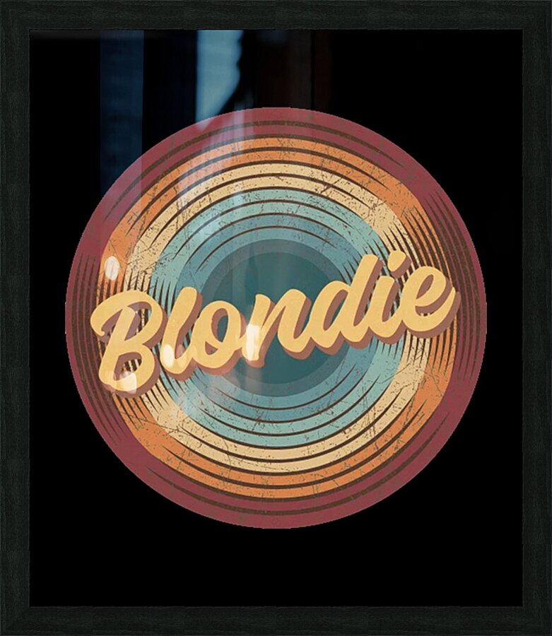 Blondie 37 Picture Frame print