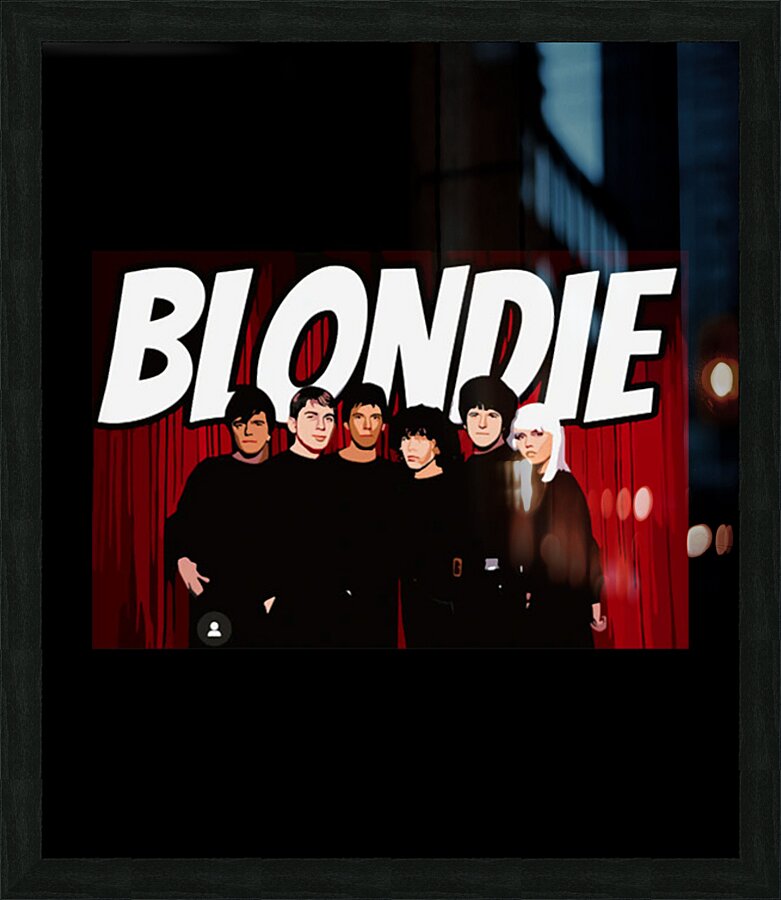 Blondie 40 Picture Frame print