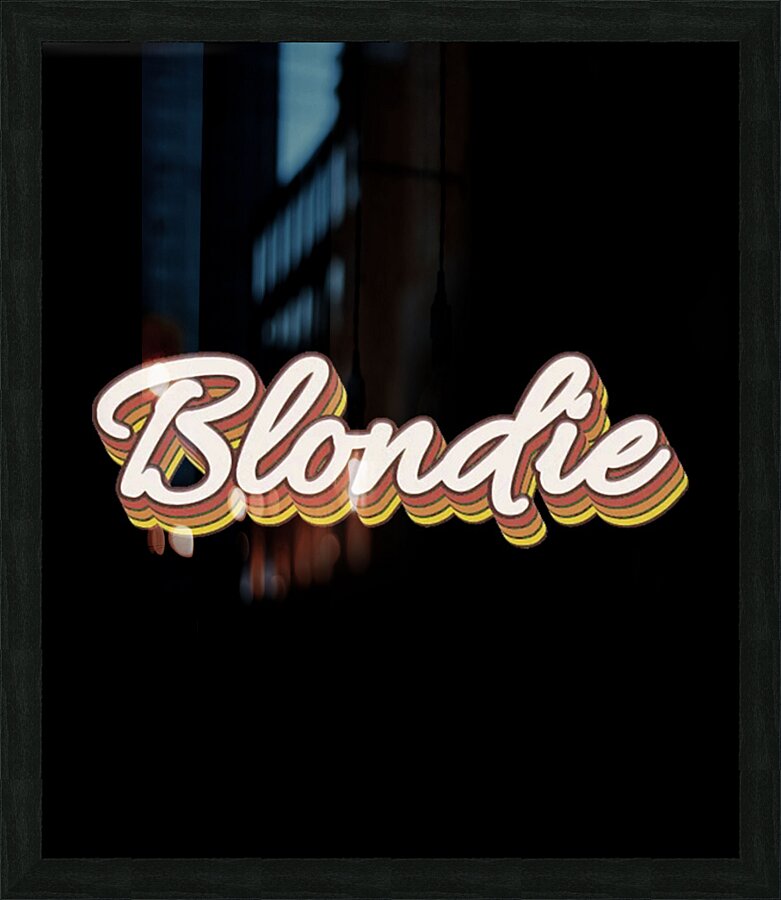 Blondie 55 Picture Frame print