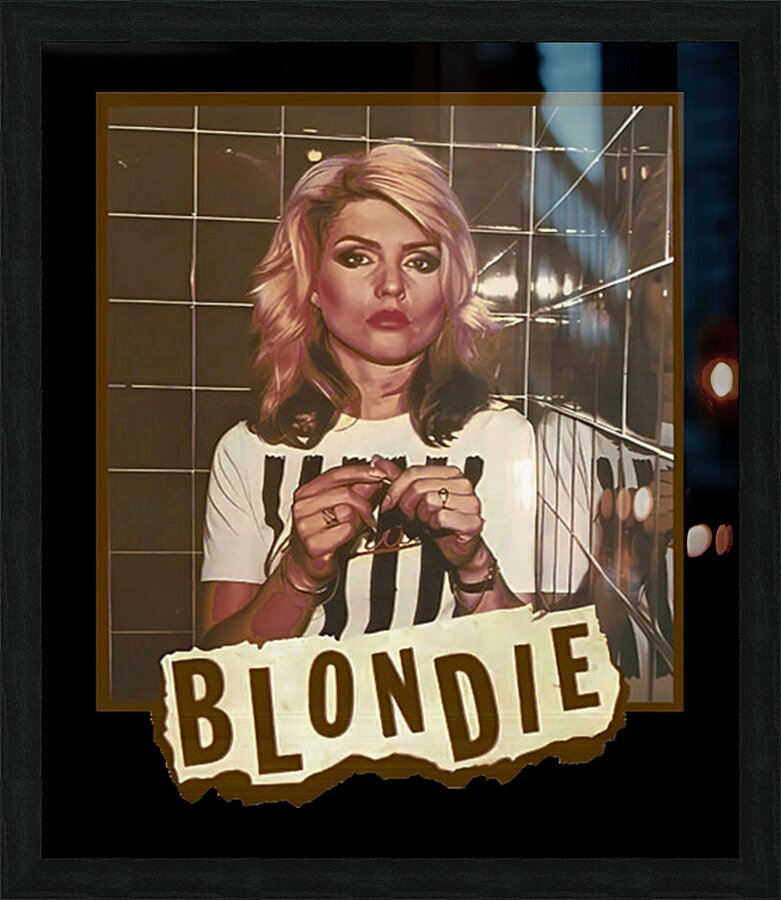 Blondie 58 Picture Frame print