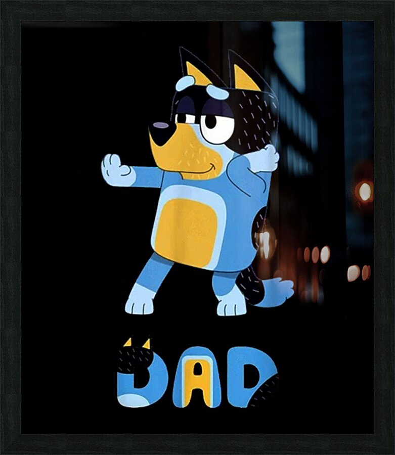 Bluey 1 Picture Frame print