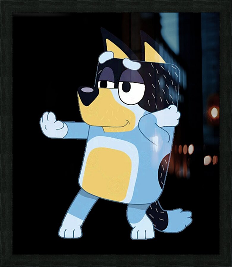 Bluey 17 Picture Frame print