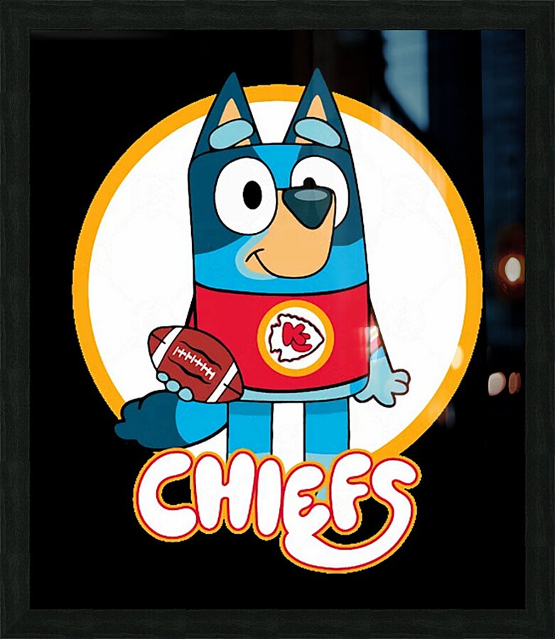 Bluey 20 Picture Frame print