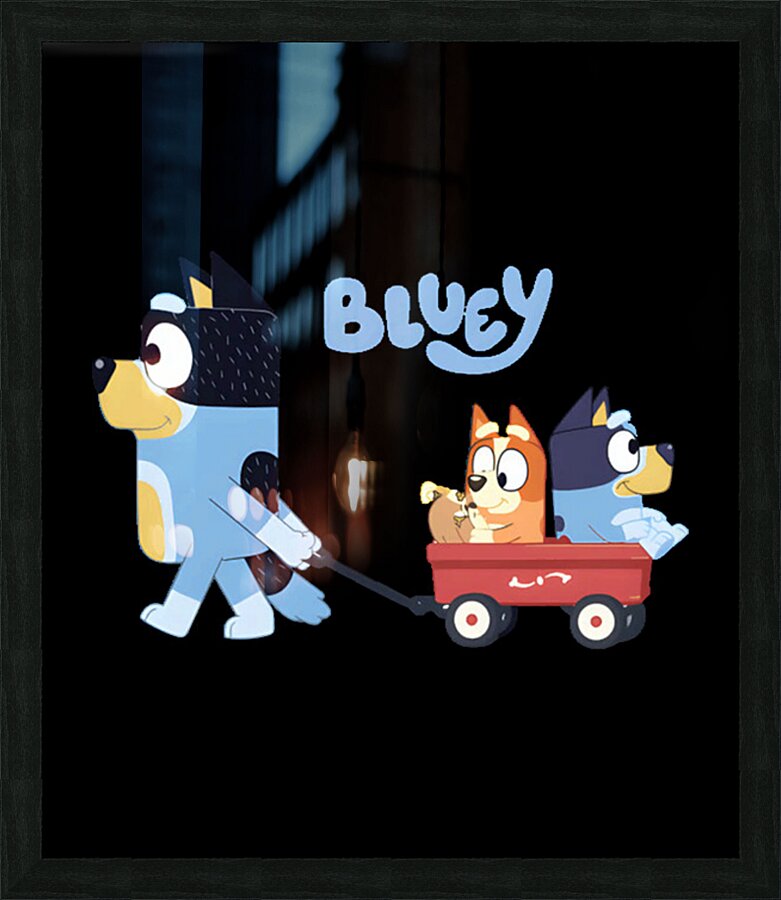 Bluey 21 Picture Frame print