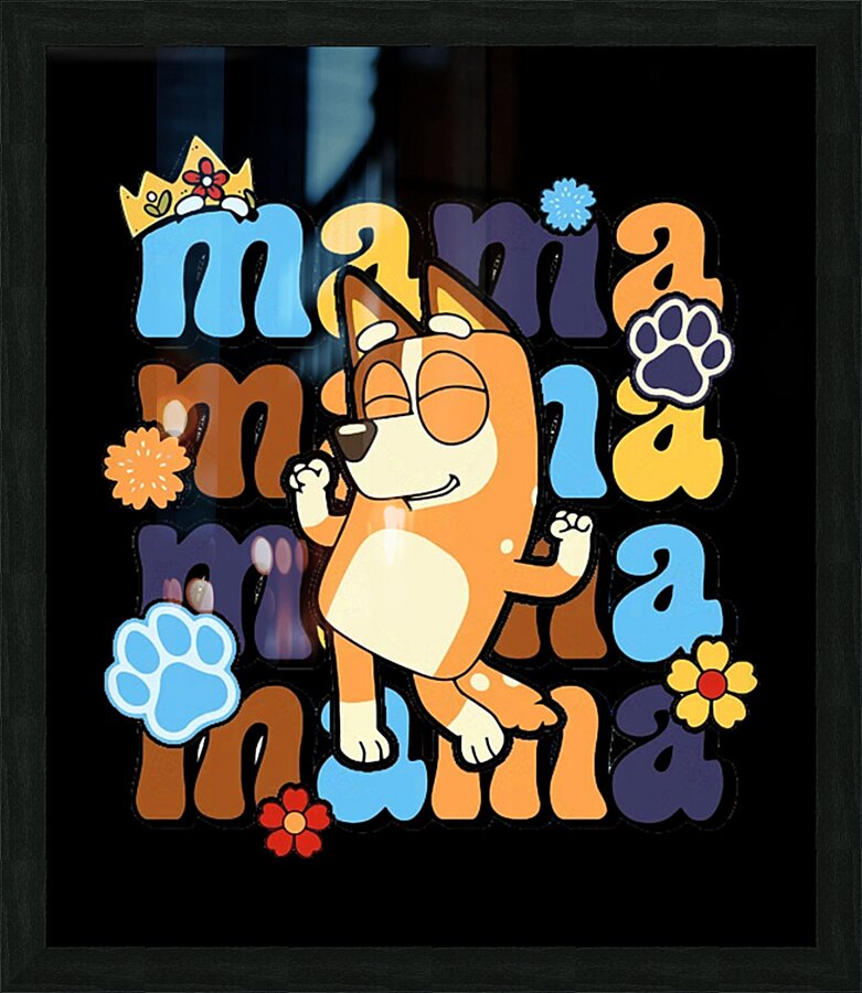 Bluey 26 Picture Frame print