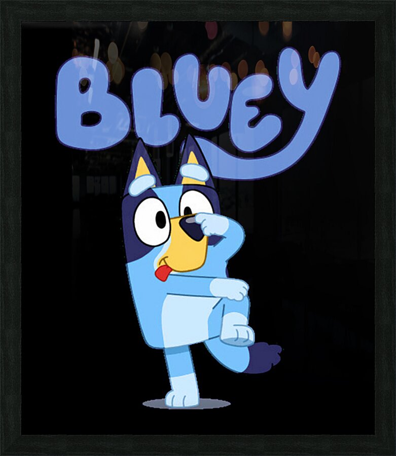 Bluey 30 Picture Frame print