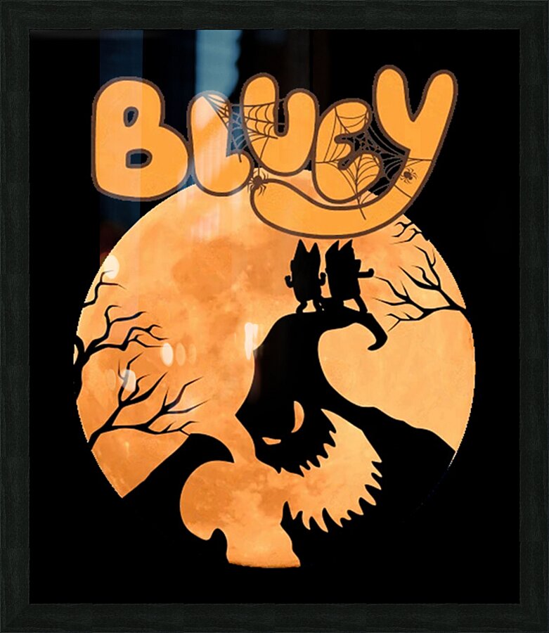 Bluey 36 Picture Frame print