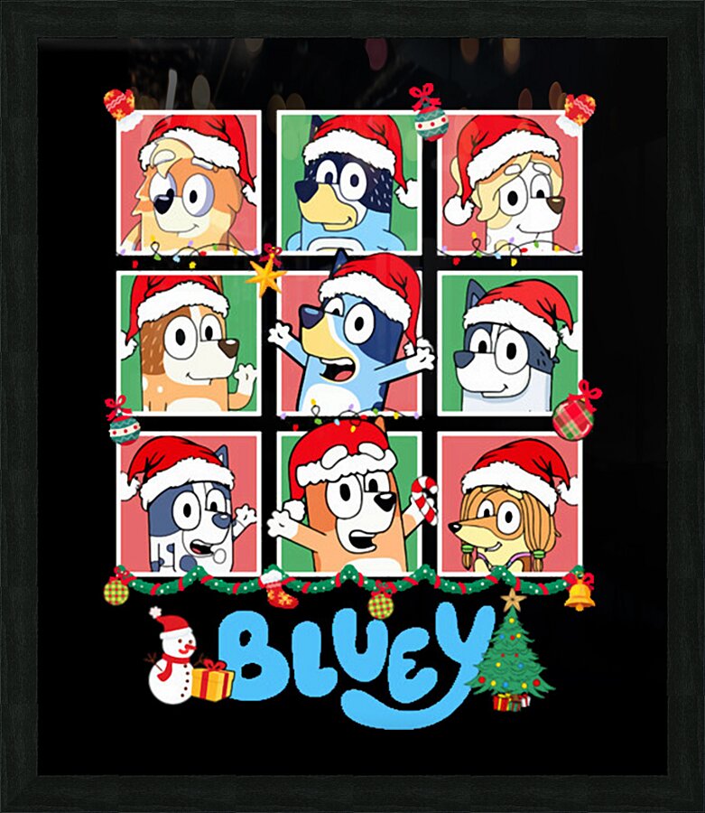 Bluey 41 Picture Frame print