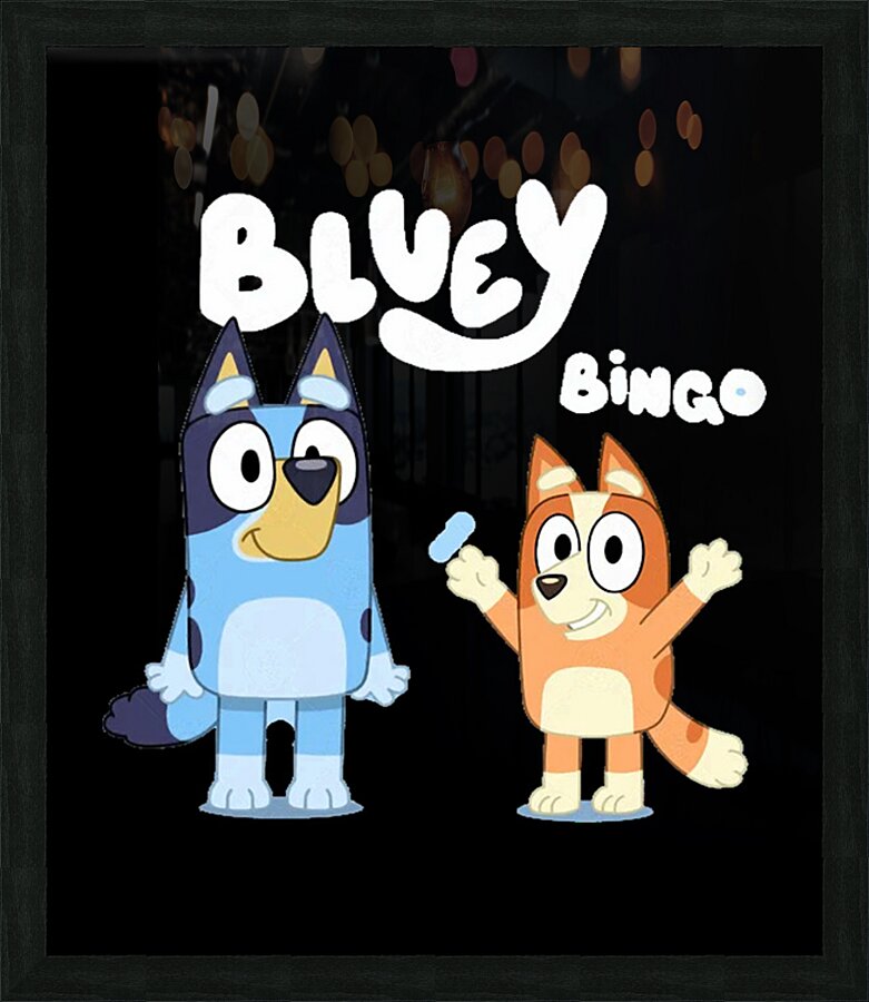 Bluey 42 Picture Frame print