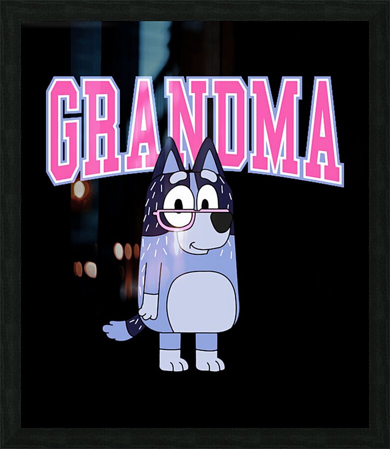 Bluey 44 Picture Frame print
