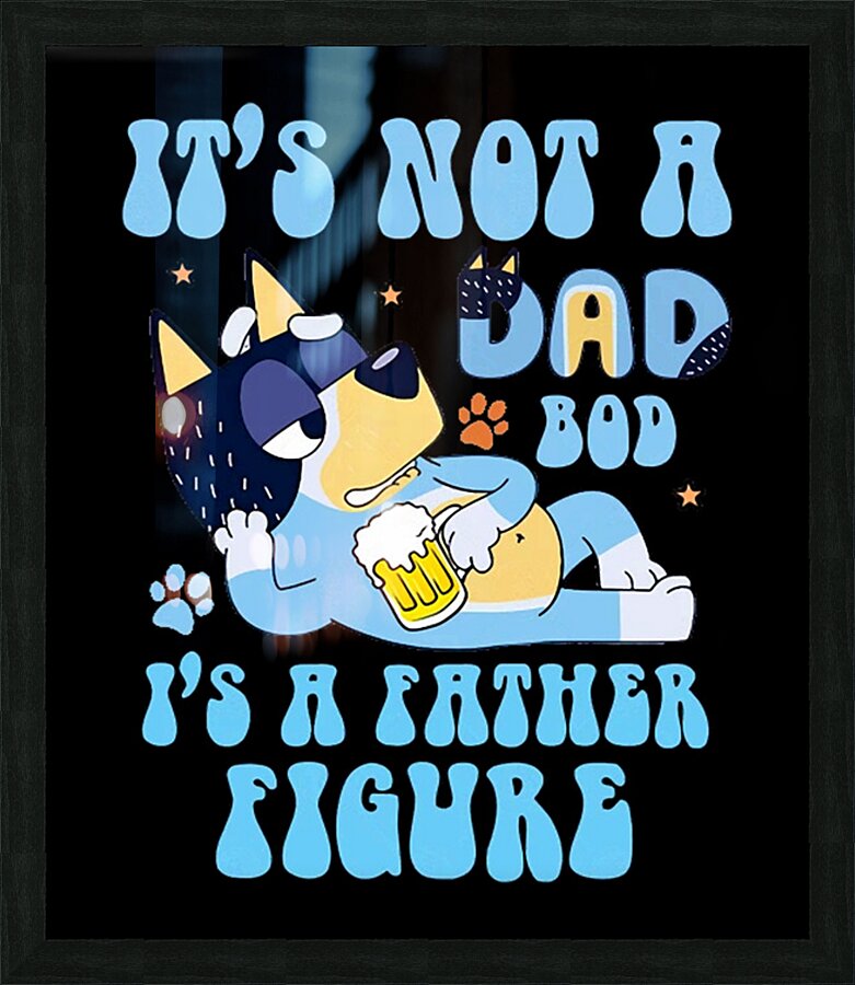 Bluey 50 Picture Frame print