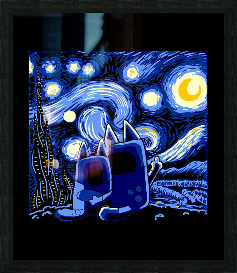 Bluey 54 Picture Frame print