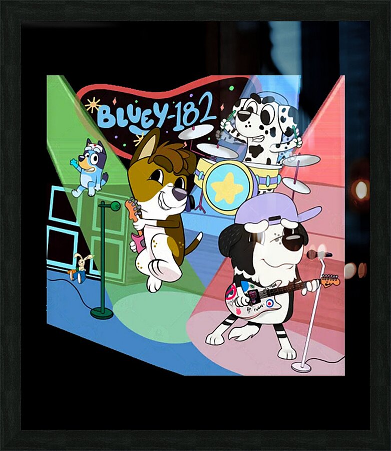 Bluey 58 Picture Frame print