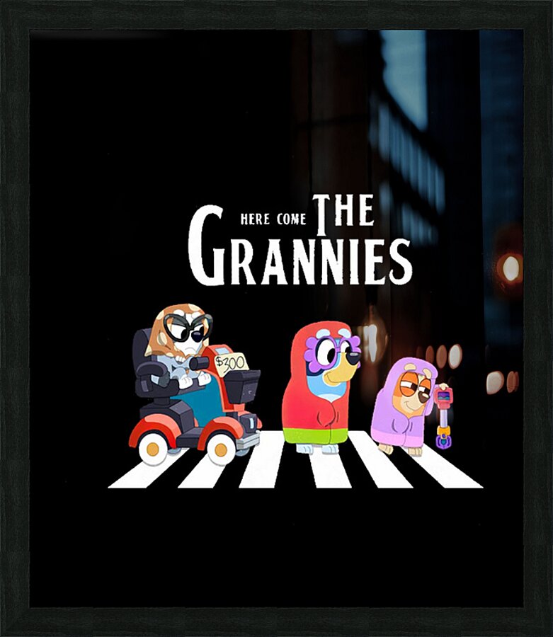 Bluey 64 Picture Frame print