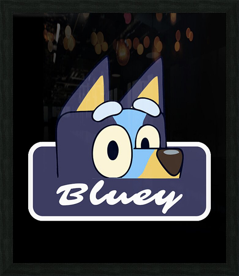 Bluey 1 Picture Frame print