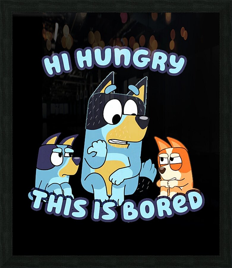 Bluey 2 Picture Frame print