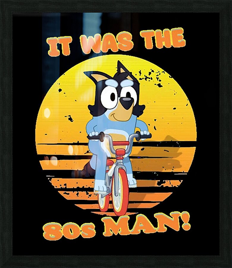 Bluey 13 Picture Frame print
