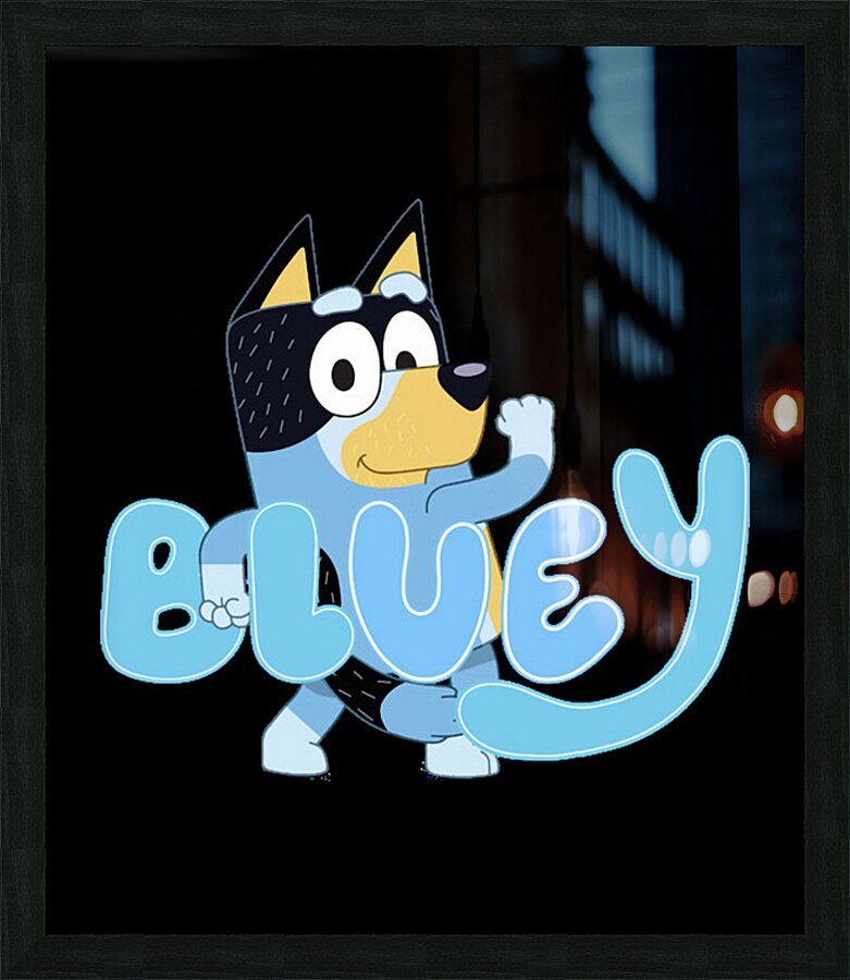 Bluey 14 Picture Frame print