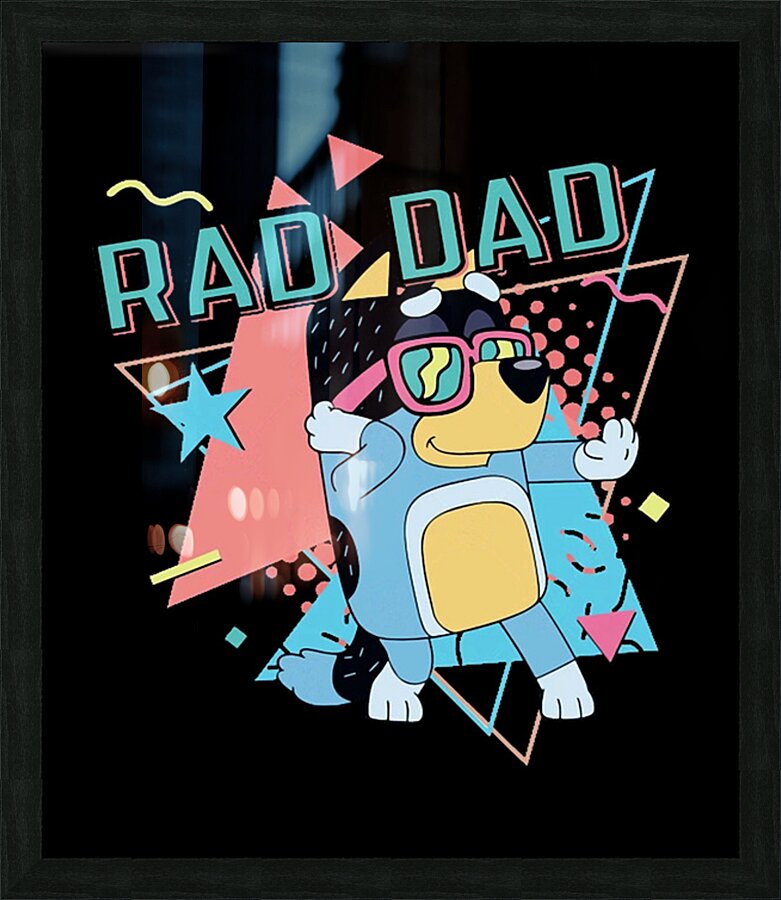 Bluey 20 Picture Frame print