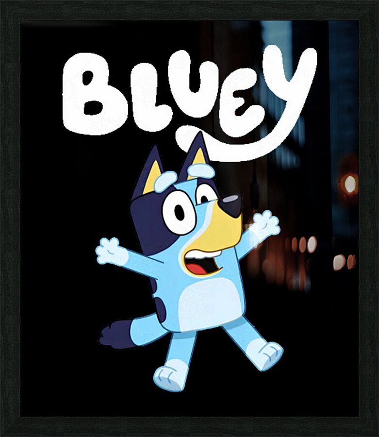 Bluey 21 Picture Frame print