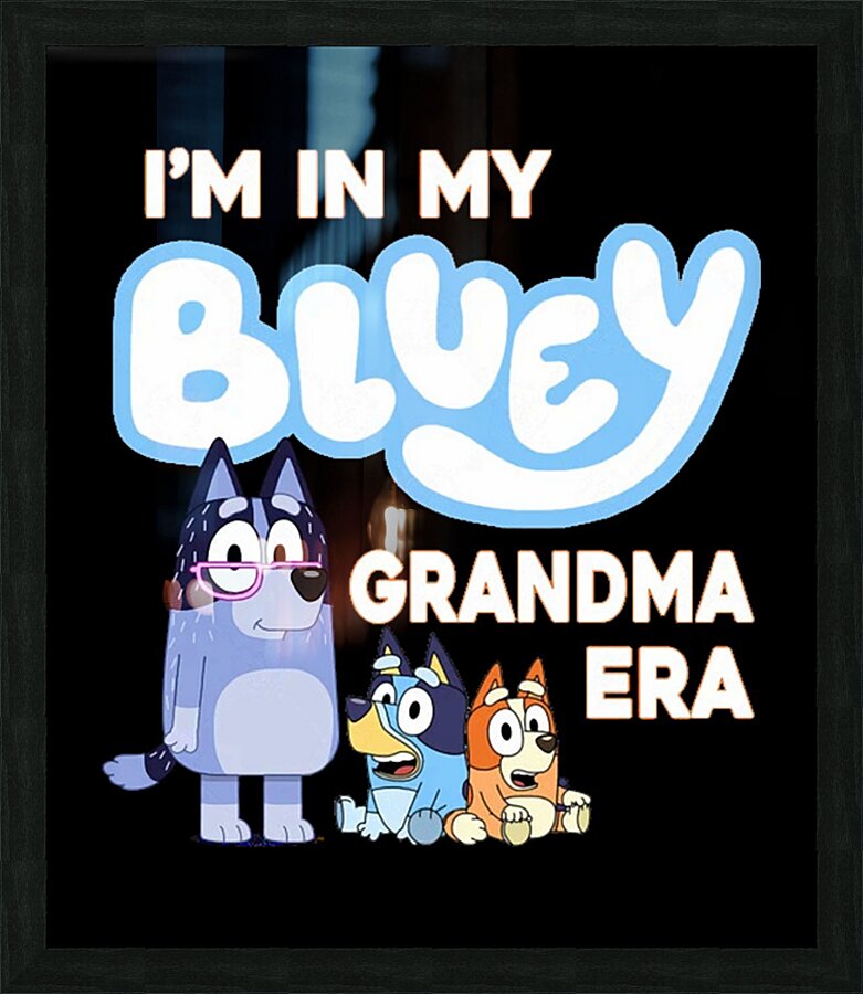Bluey 22 Picture Frame print