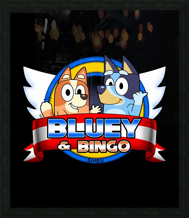 Bluey 23 Picture Frame print