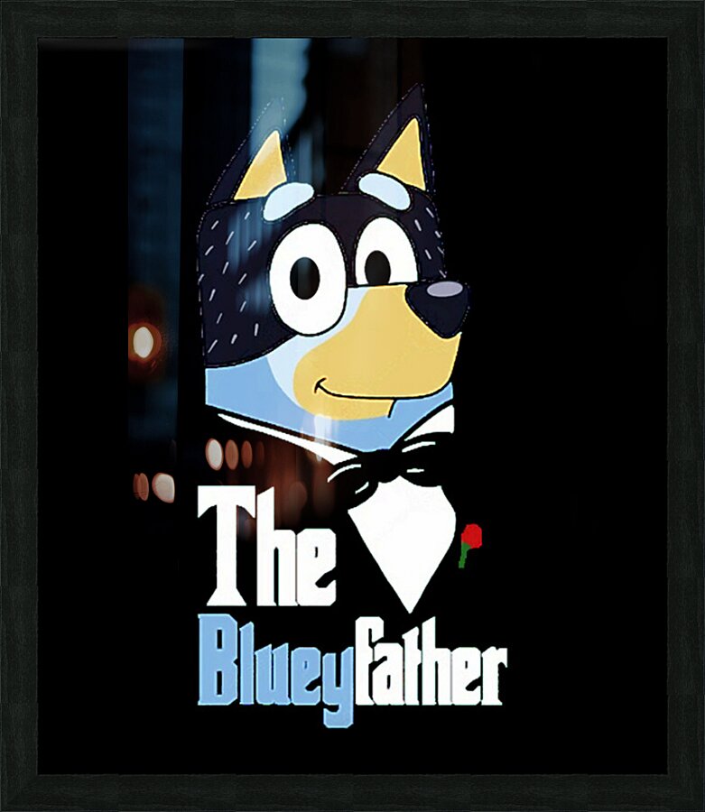 Bluey 27 Picture Frame print