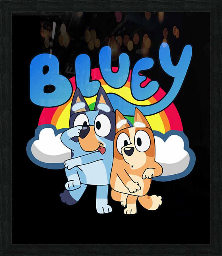 Bluey 29 Picture Frame print