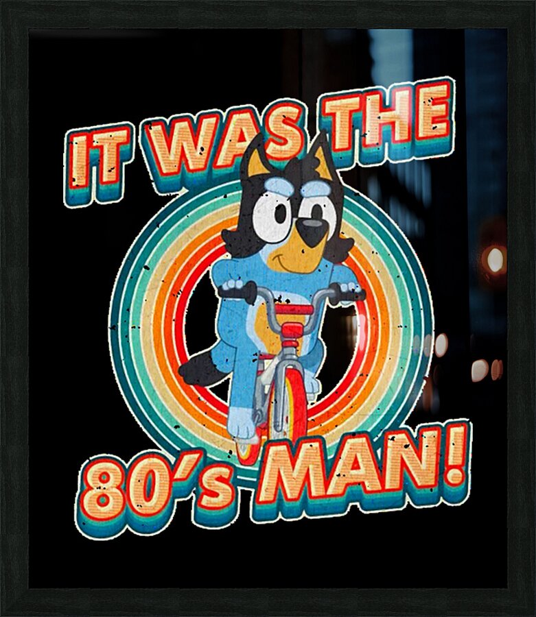 Bluey 33 Picture Frame print