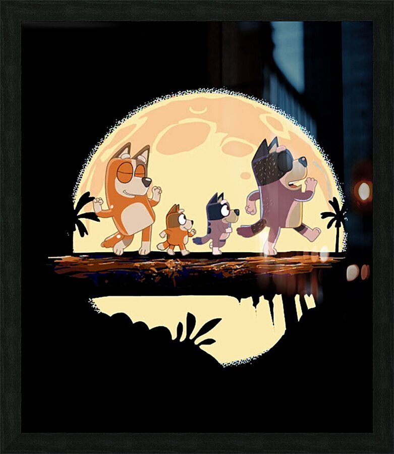 Bluey 35 Picture Frame print