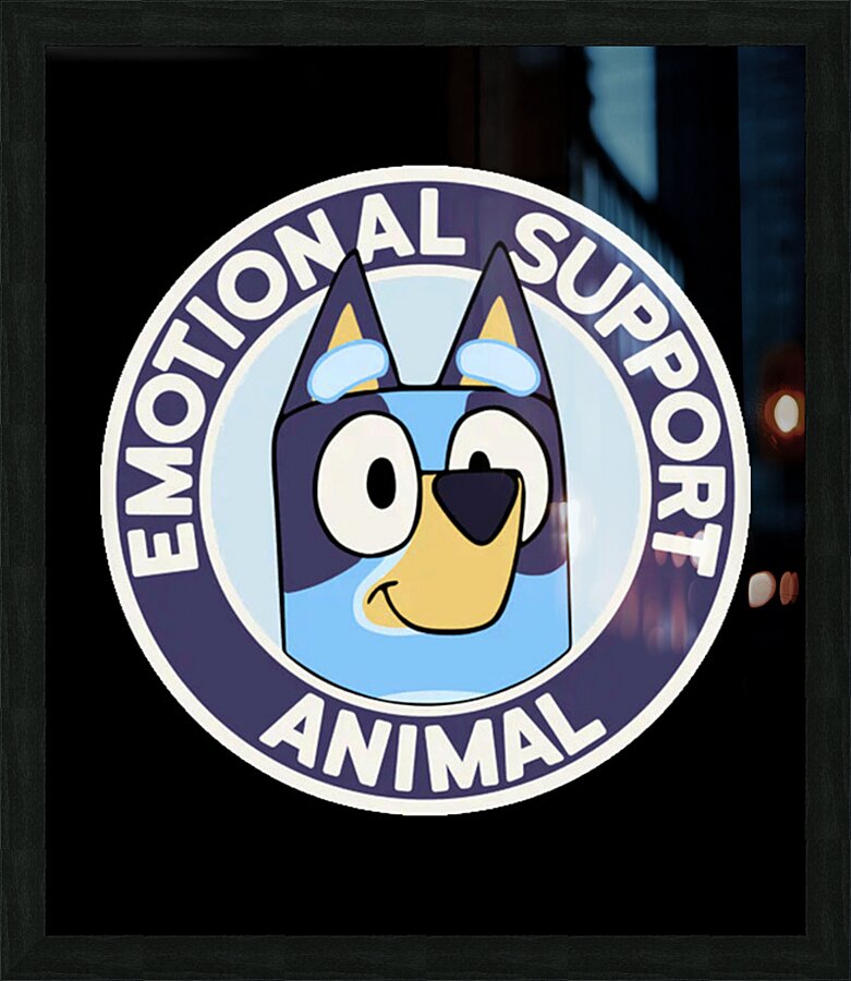 Bluey 36 Picture Frame print