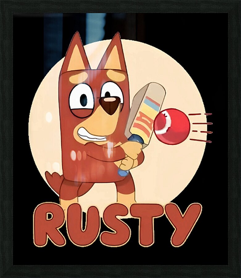 Bluey 39 Picture Frame print
