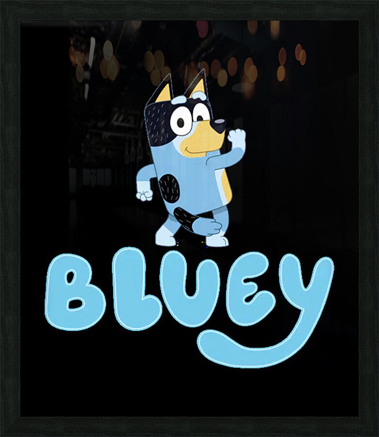 Bluey 40 Picture Frame print
