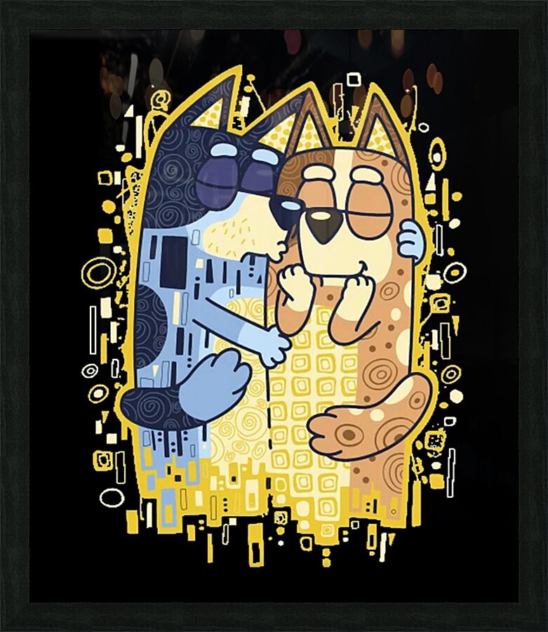 Bluey 42 Picture Frame print