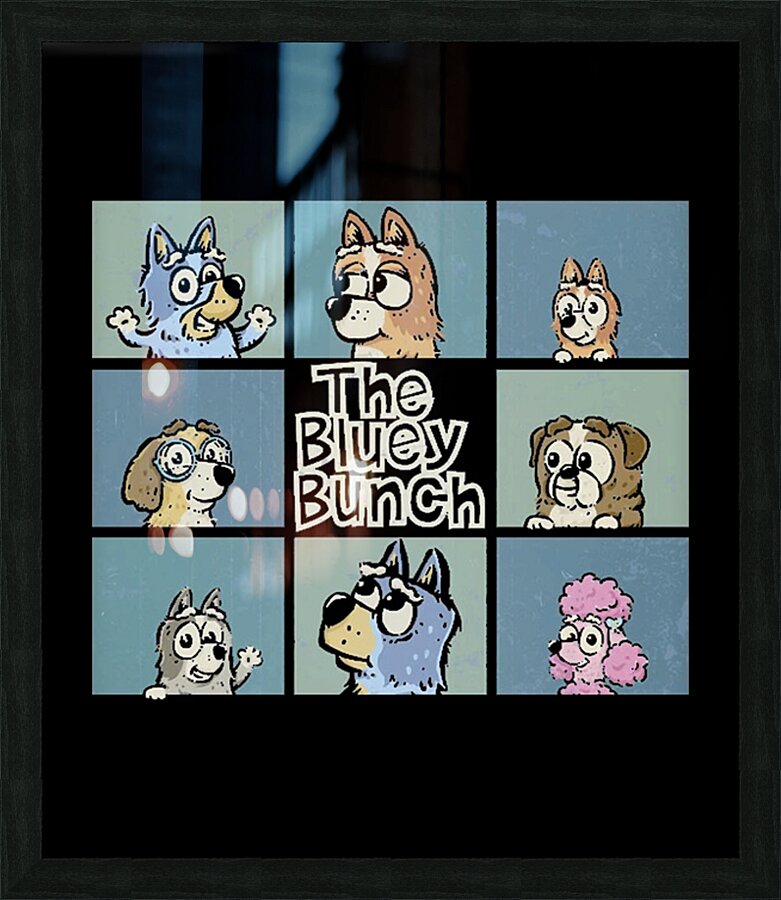 Bluey 43 Picture Frame print