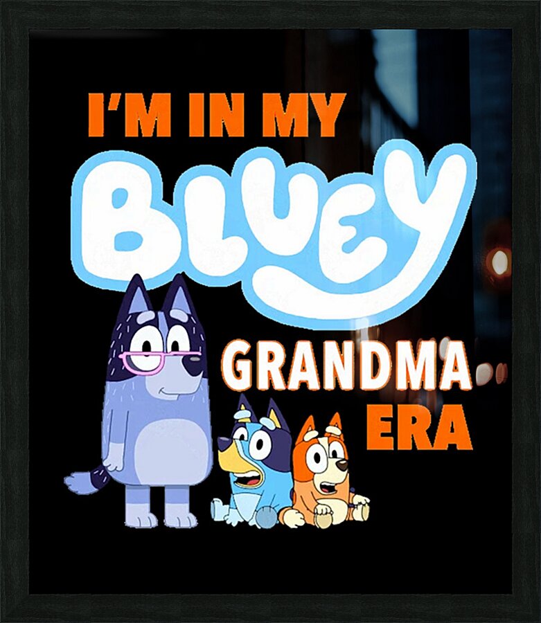 Bluey 44 Picture Frame print