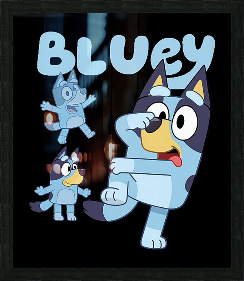 Bluey 51 Picture Frame print